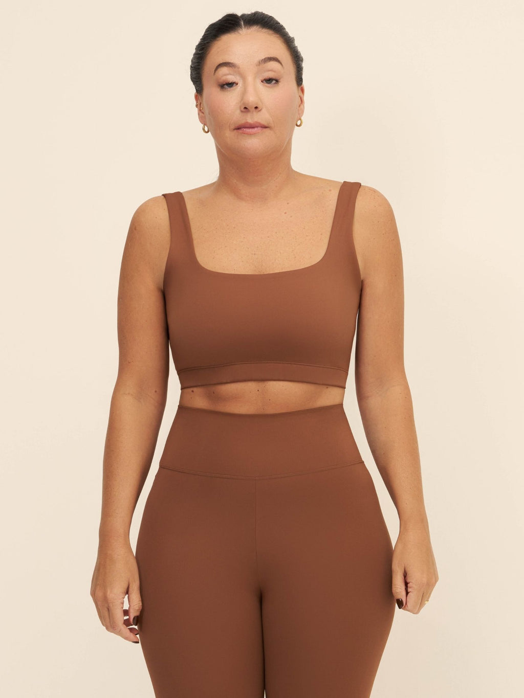 TOP ANNA - Mocha Mousse