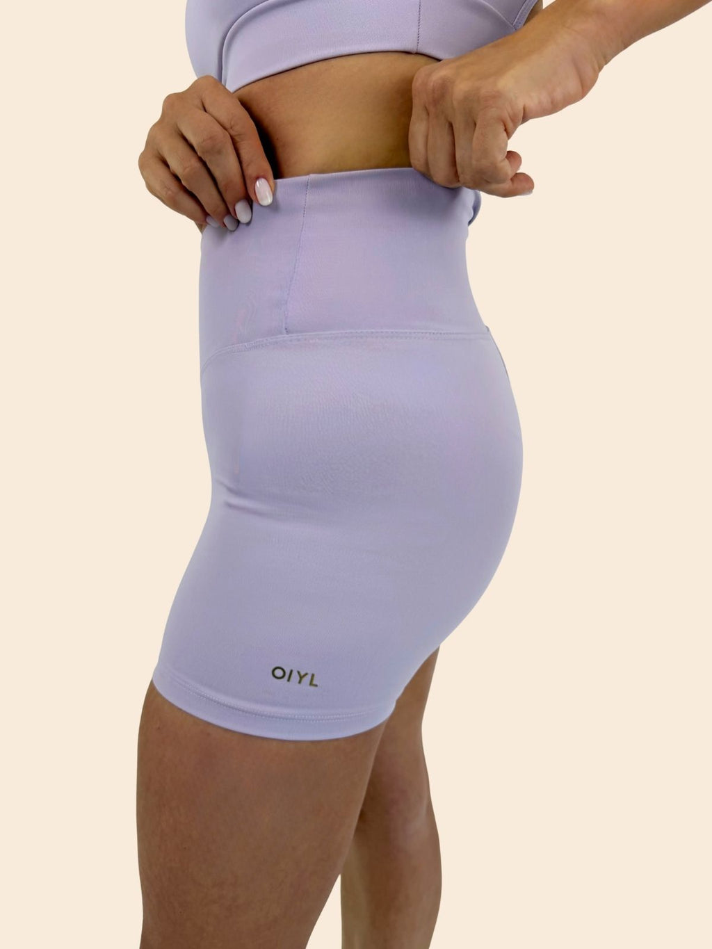 SHORTS FLORA - Lilac