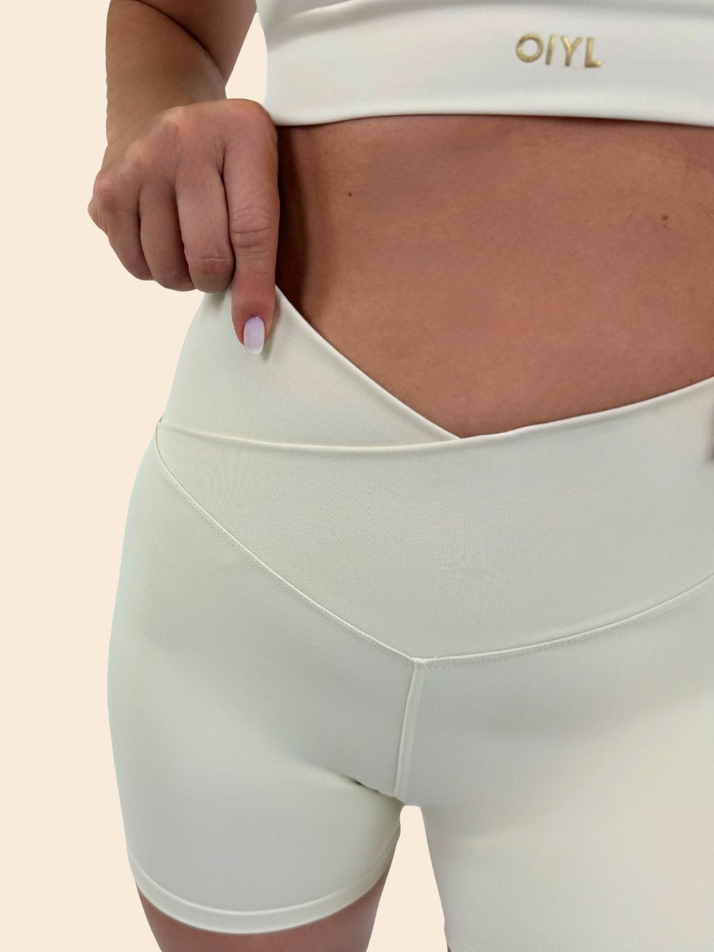 SHORTS FLORA - Off White