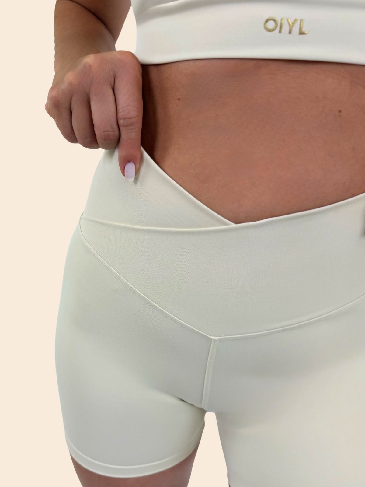 SHORTS FLORA - Off White