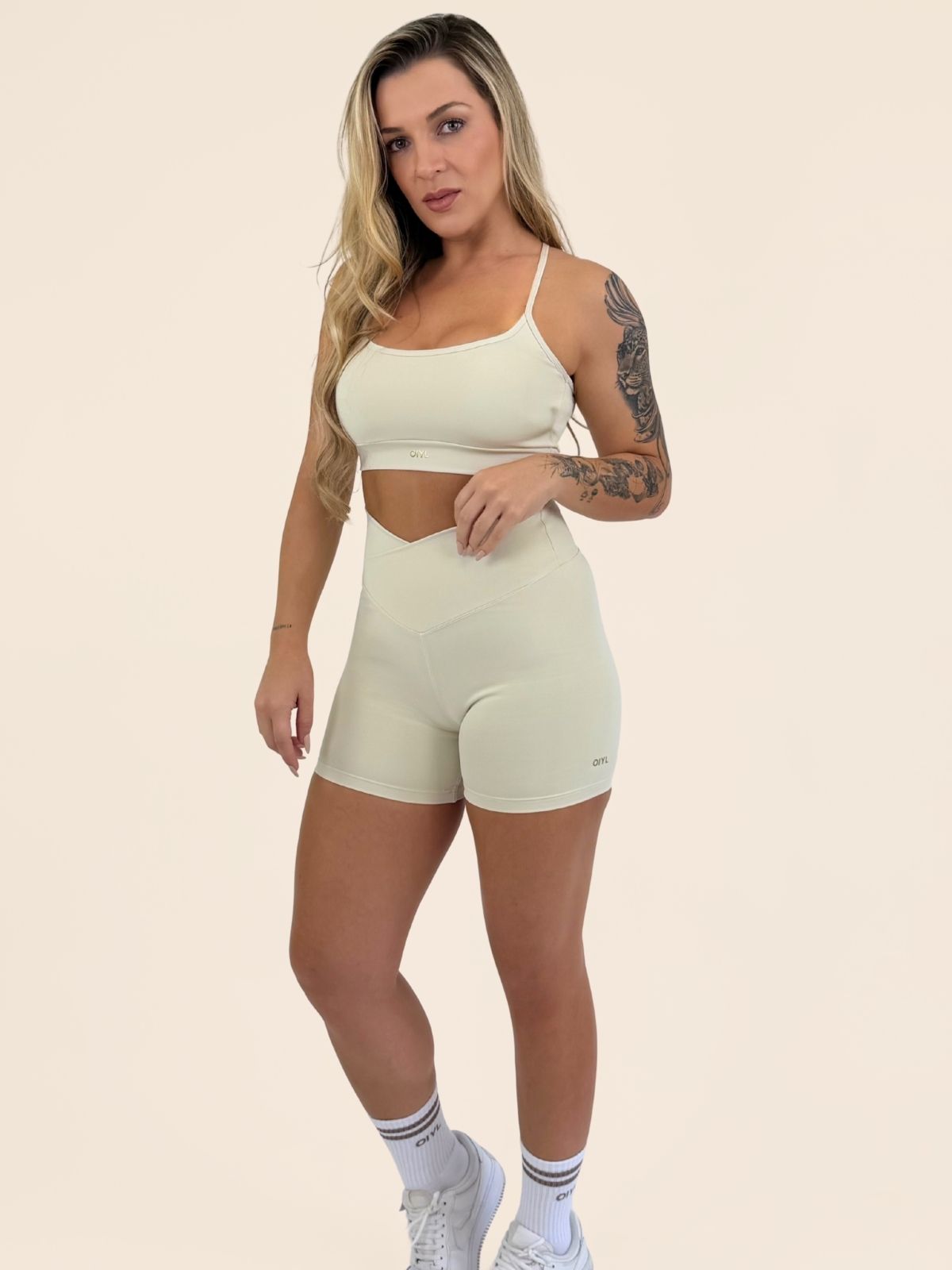 SHORTS FLORA - Off White