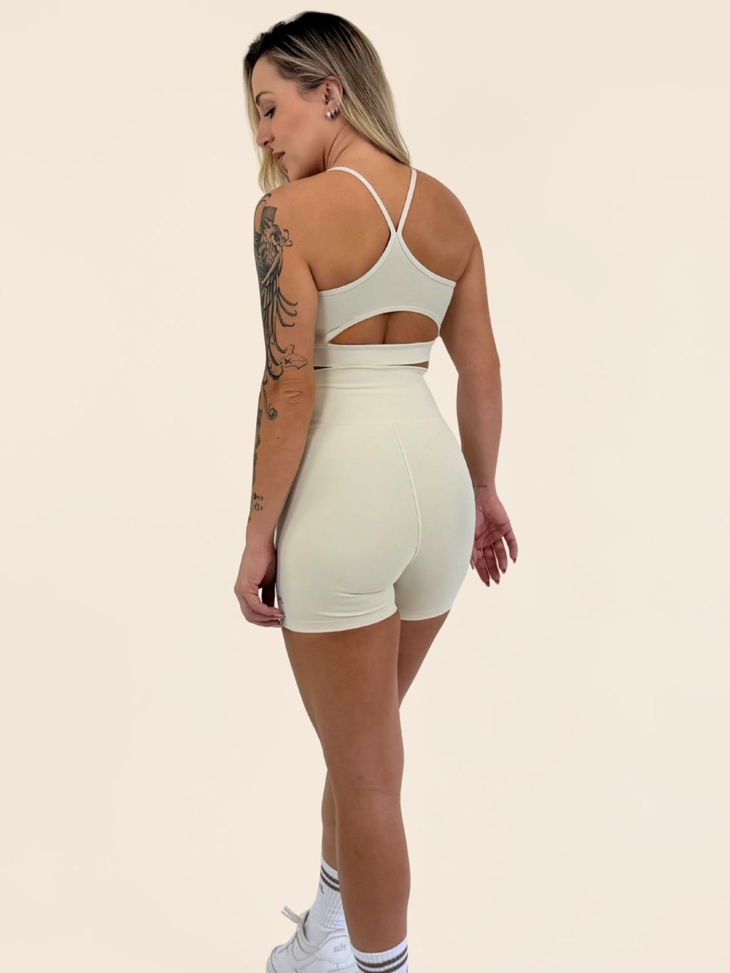 SHORTS FLORA - Off White