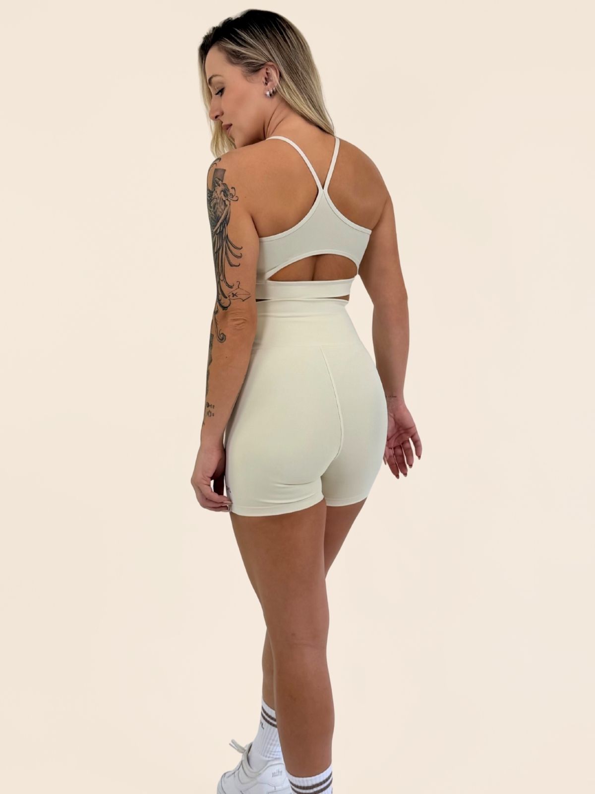 SHORTS FLORA - Off White