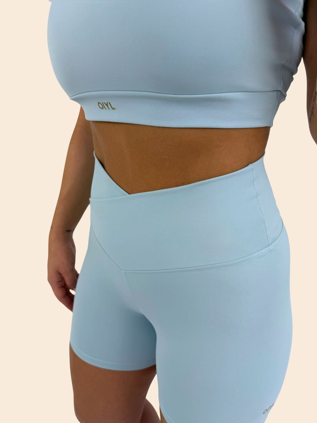 SHORTS FLORA - Céu Azul