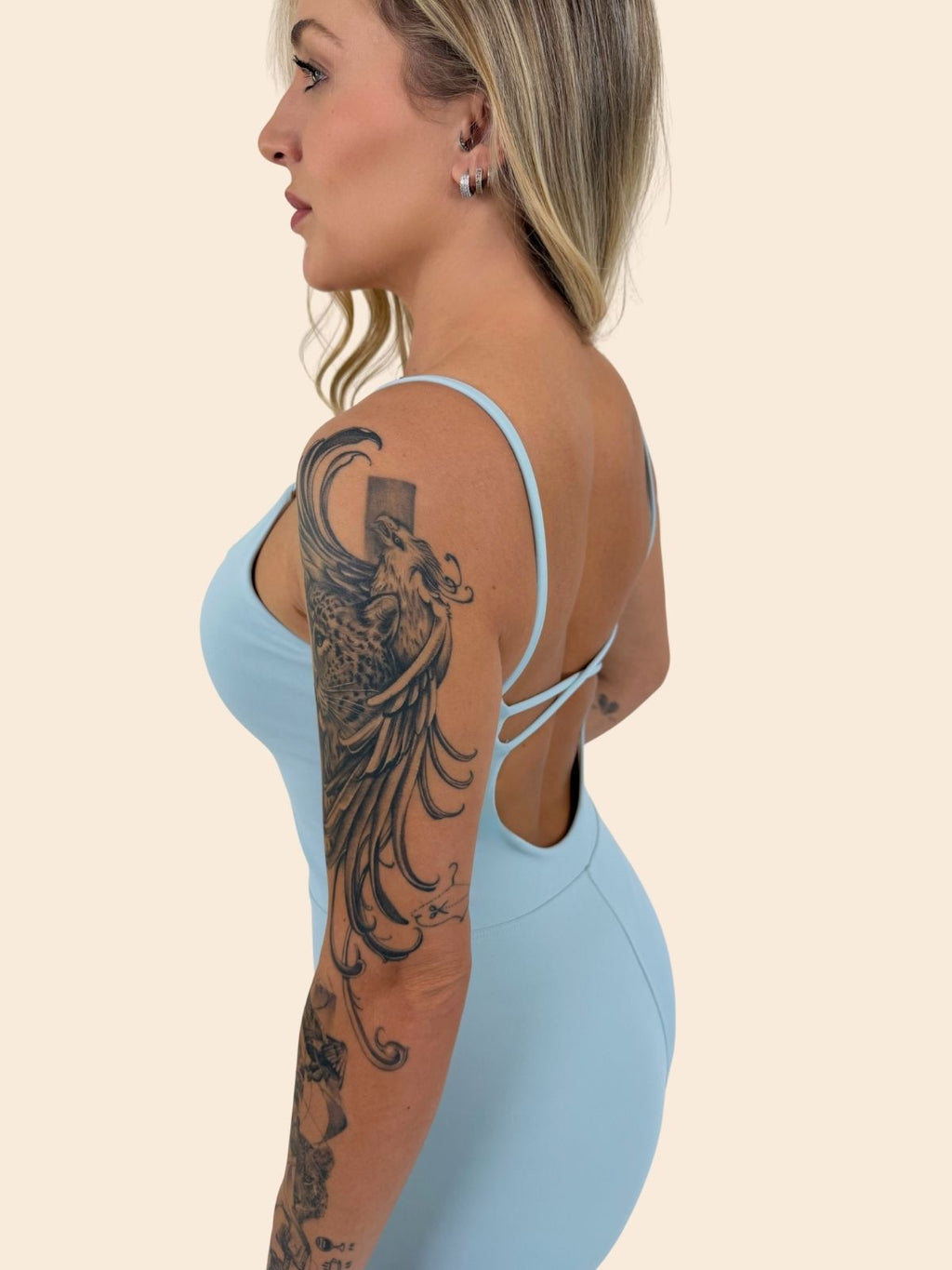 MACACÃO MARINA- Azul Céu