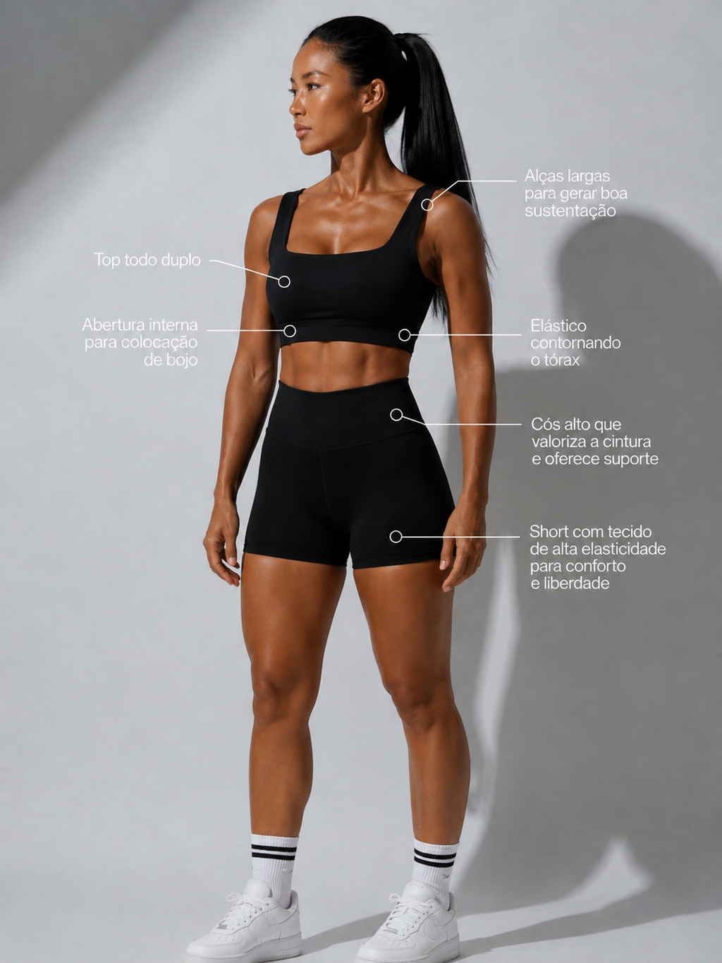 TOP ANNA - Preto