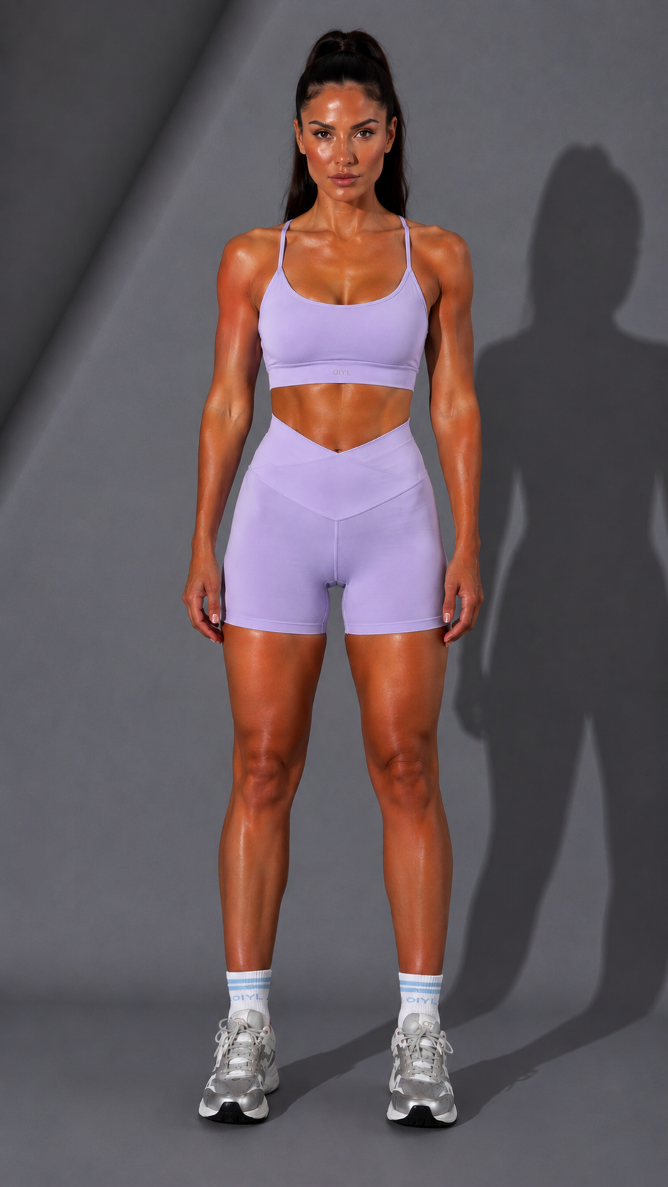 SHORTS FLORA - Lilac