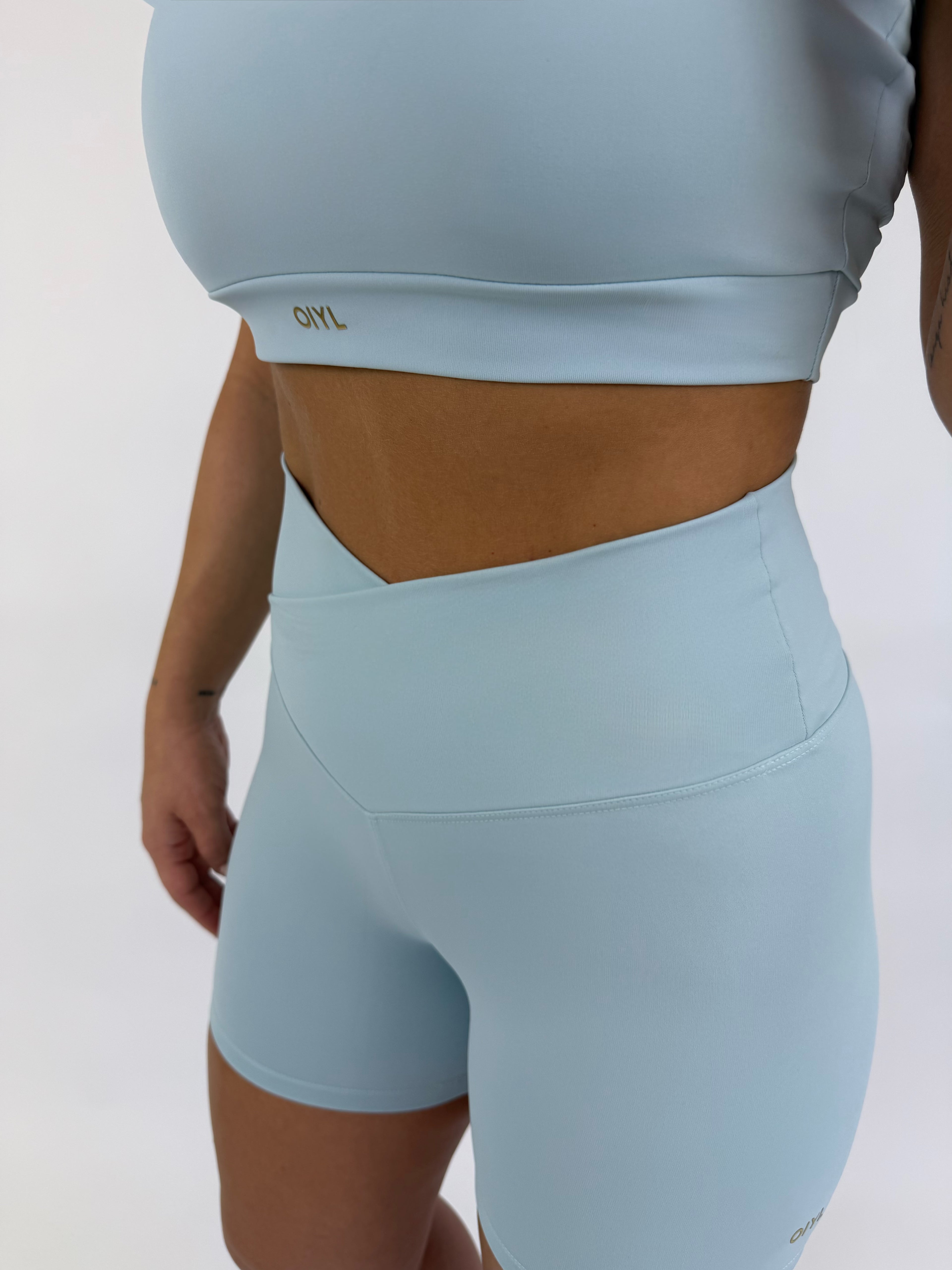 SHORTS FLORA - Céu Azul