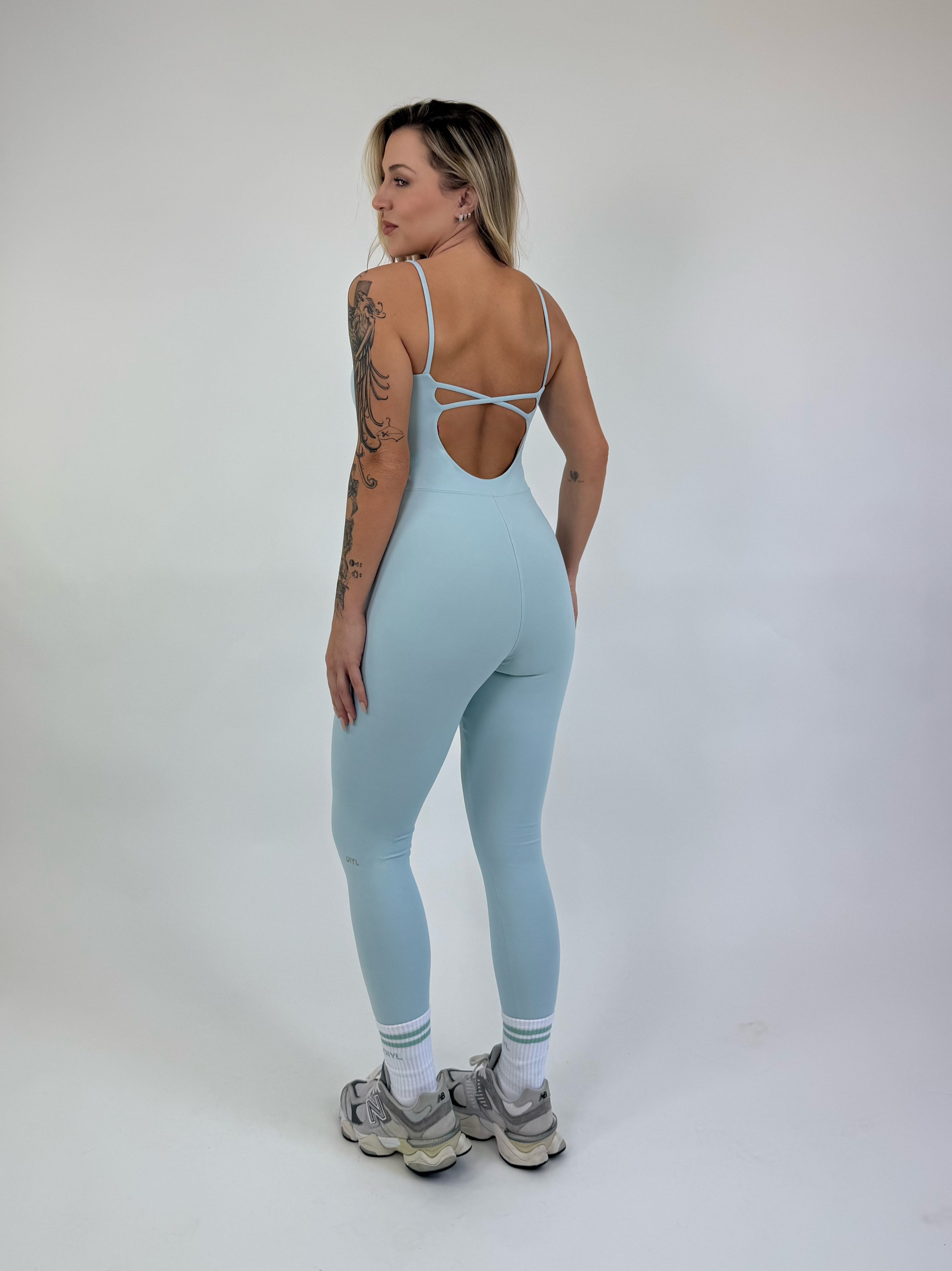 MACACÃO MARINA- Azul Céu