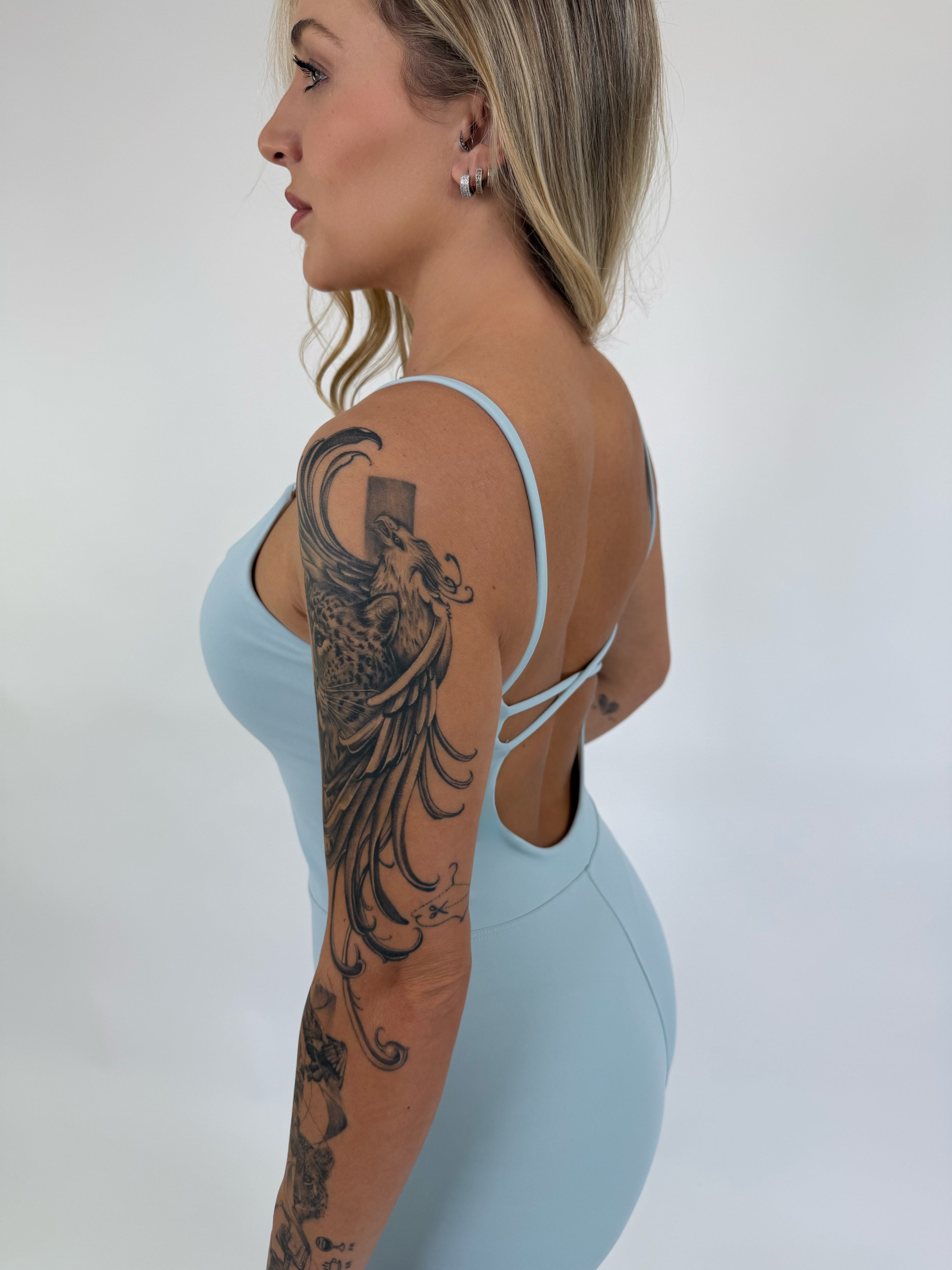 MACACÃO MARINA- Azul Céu