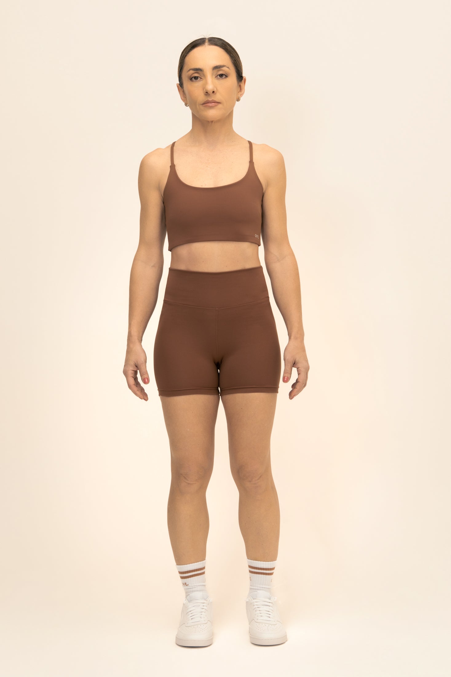 SHORTS DUDA Marrom Cacau