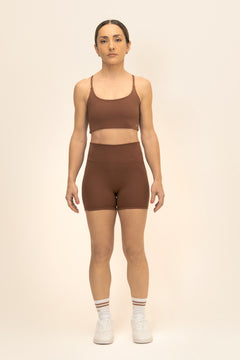SHORTS DUDA Marrom Cacau