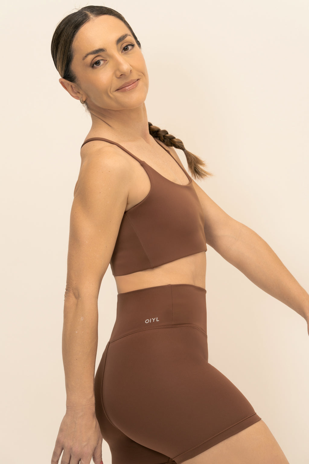 SHORTS DUDA Marrom Cacau