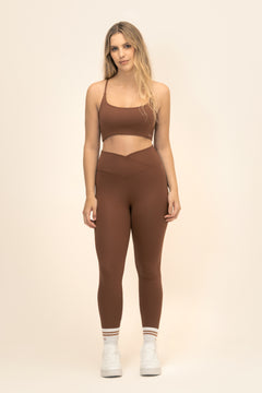 LEGGING AYLA - Marrom Cacau