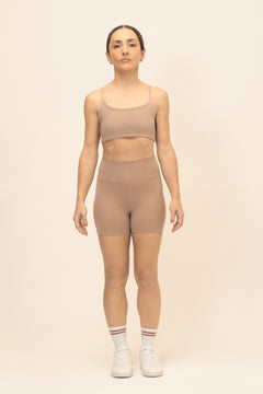 SHORTS DUDA -  Mocha Mousse