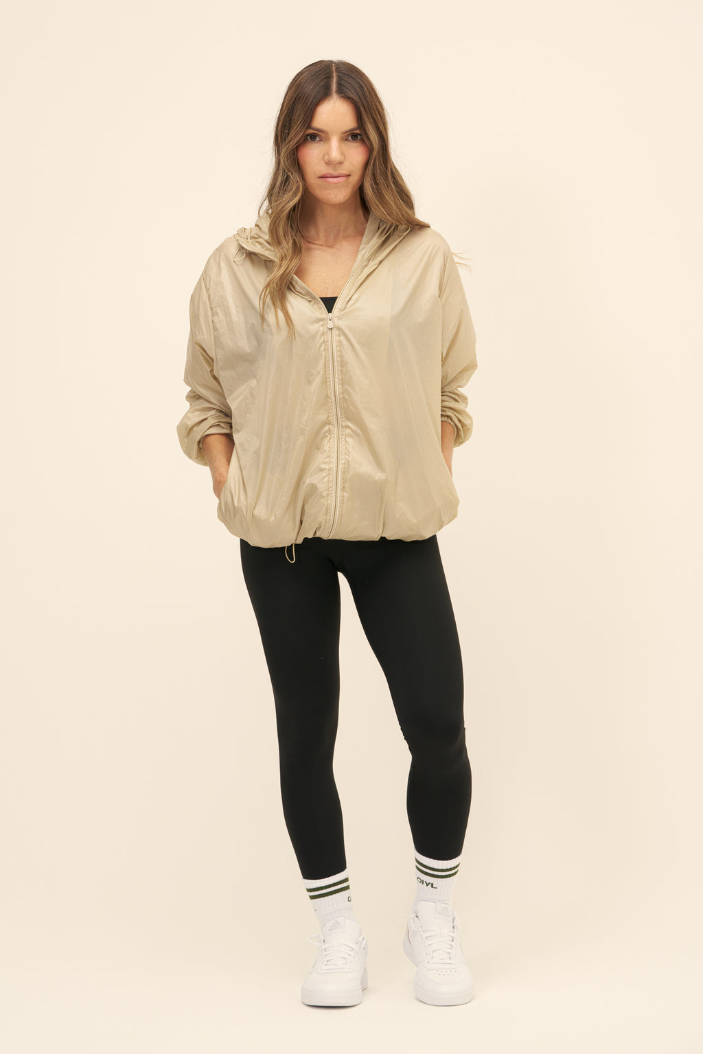 JAQUETA CORTA VENTO - Off White