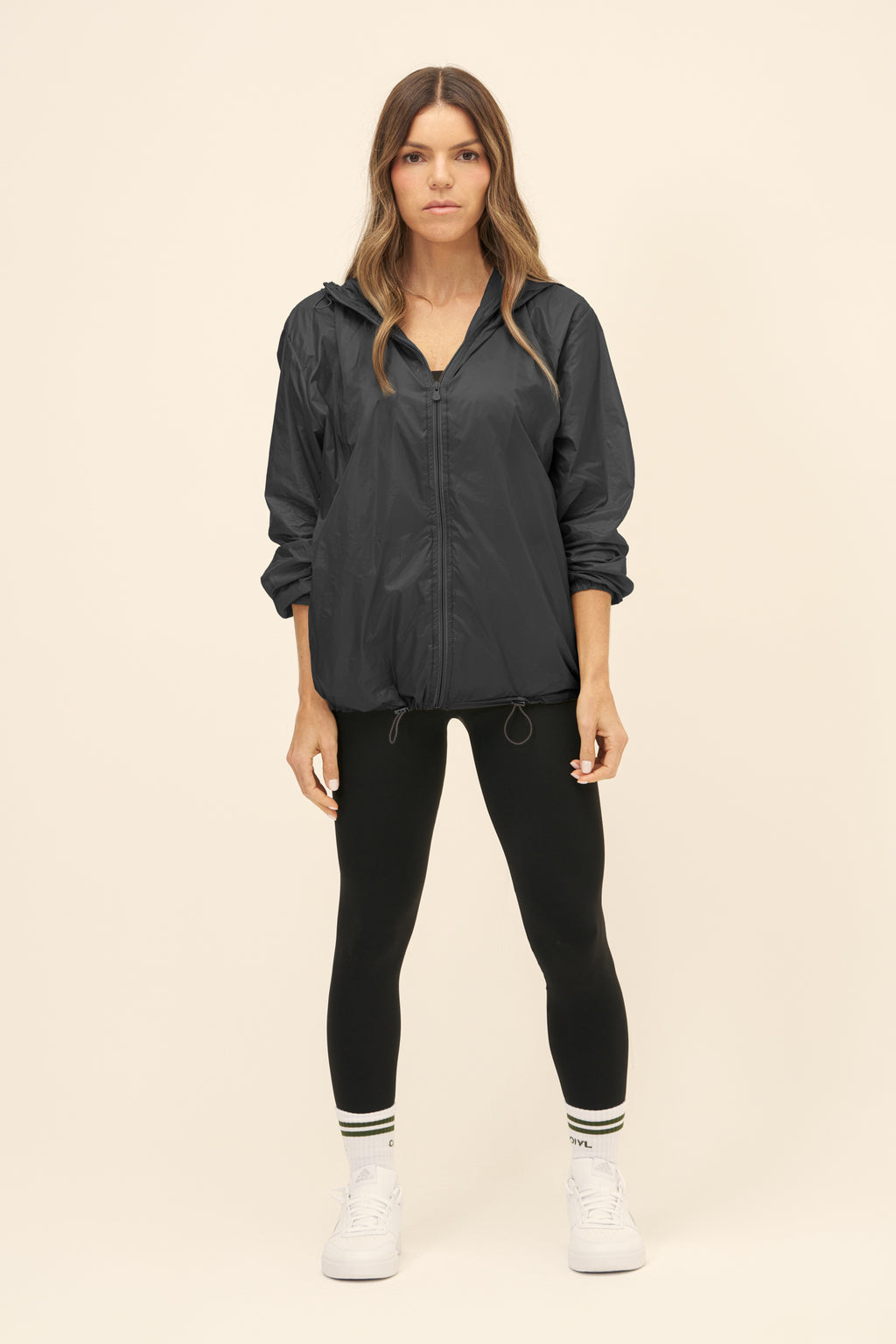 JAQUETA CORTA VENTO  CUSHY - Preto