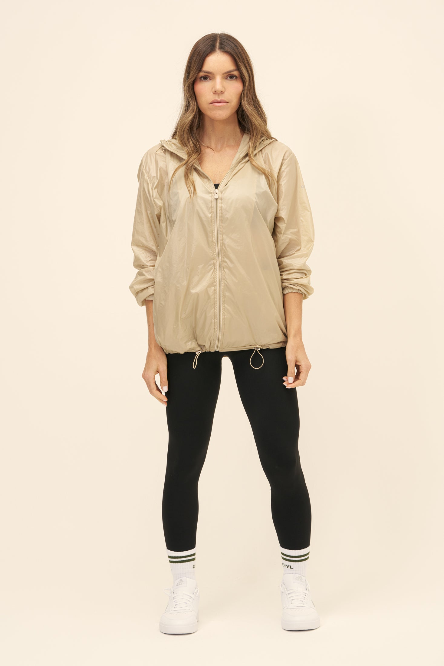 JAQUETA CORTA VENTO - Off White