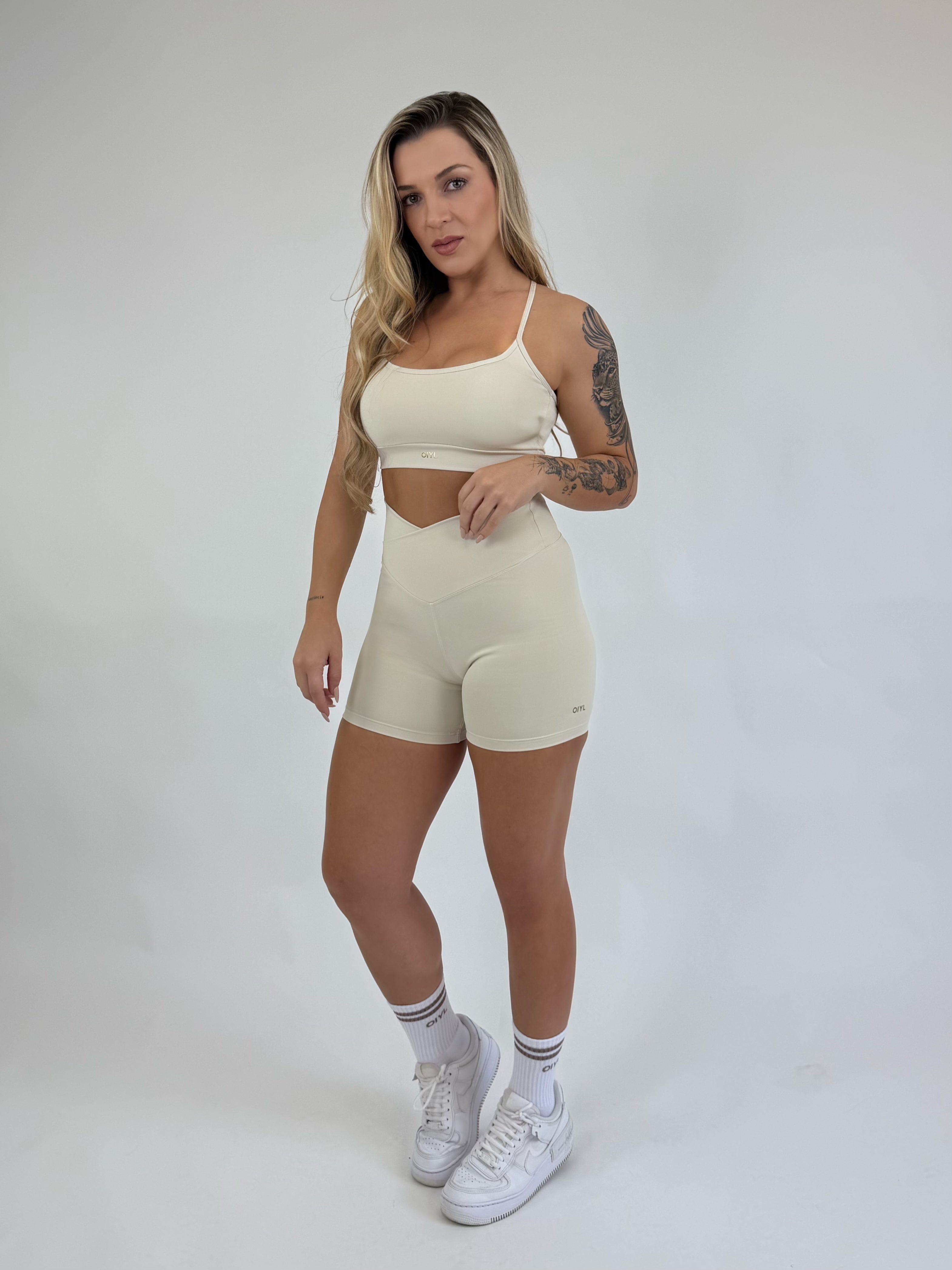 SHORTS FLORA - Off White