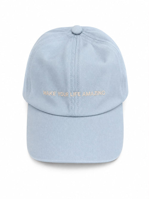 BONÉ MAKE YOUR LIFE AMAZING AZUL